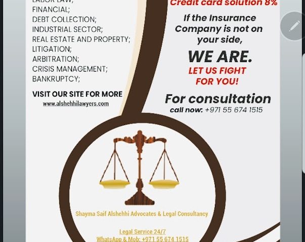 Alshehhi Lawyers -  - +971 55 674 1515